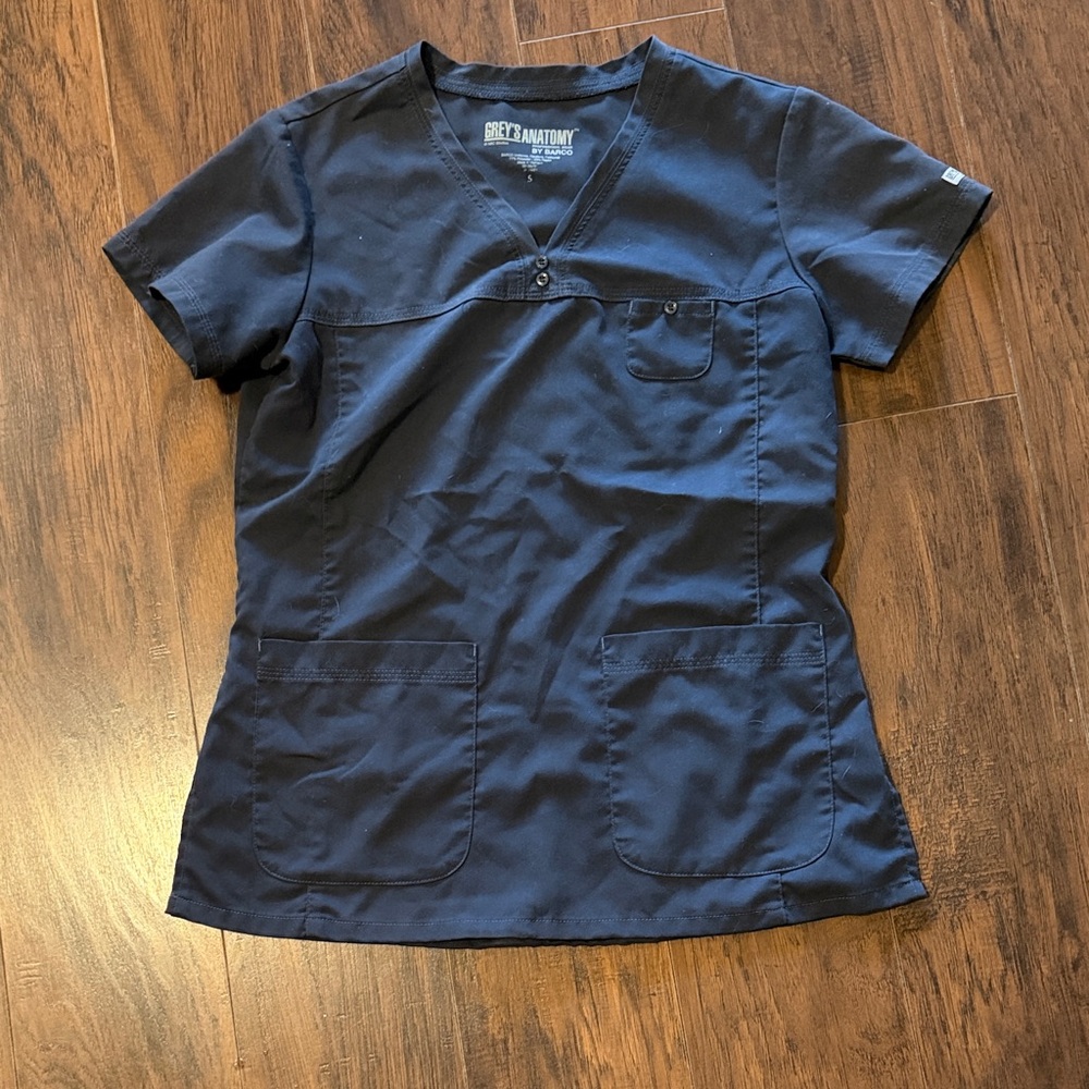 Grey's Anatomy Grey Scrub Top